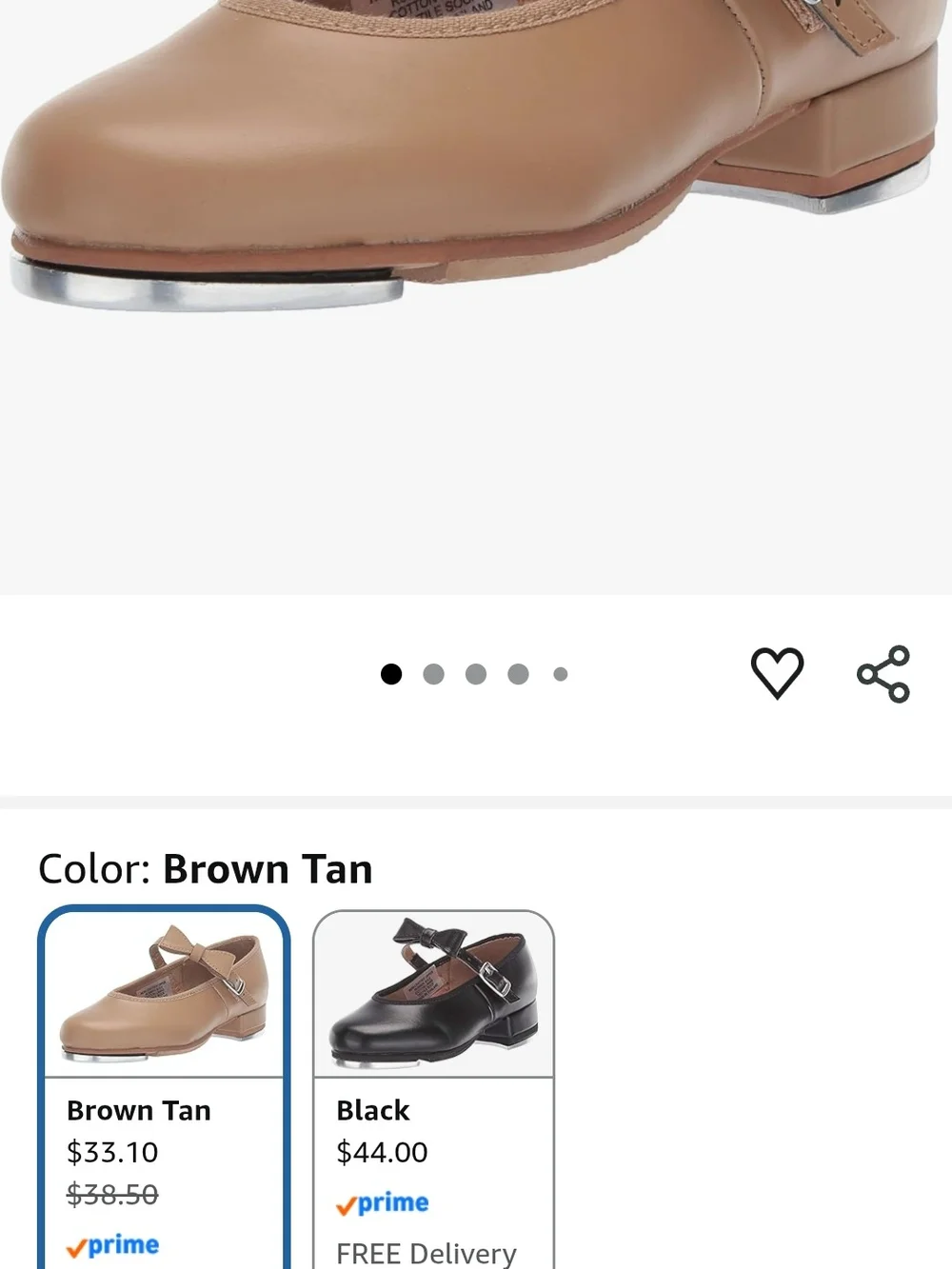 Bloch Girls Bow Strap Mary Jane Tap Shoes in Tan